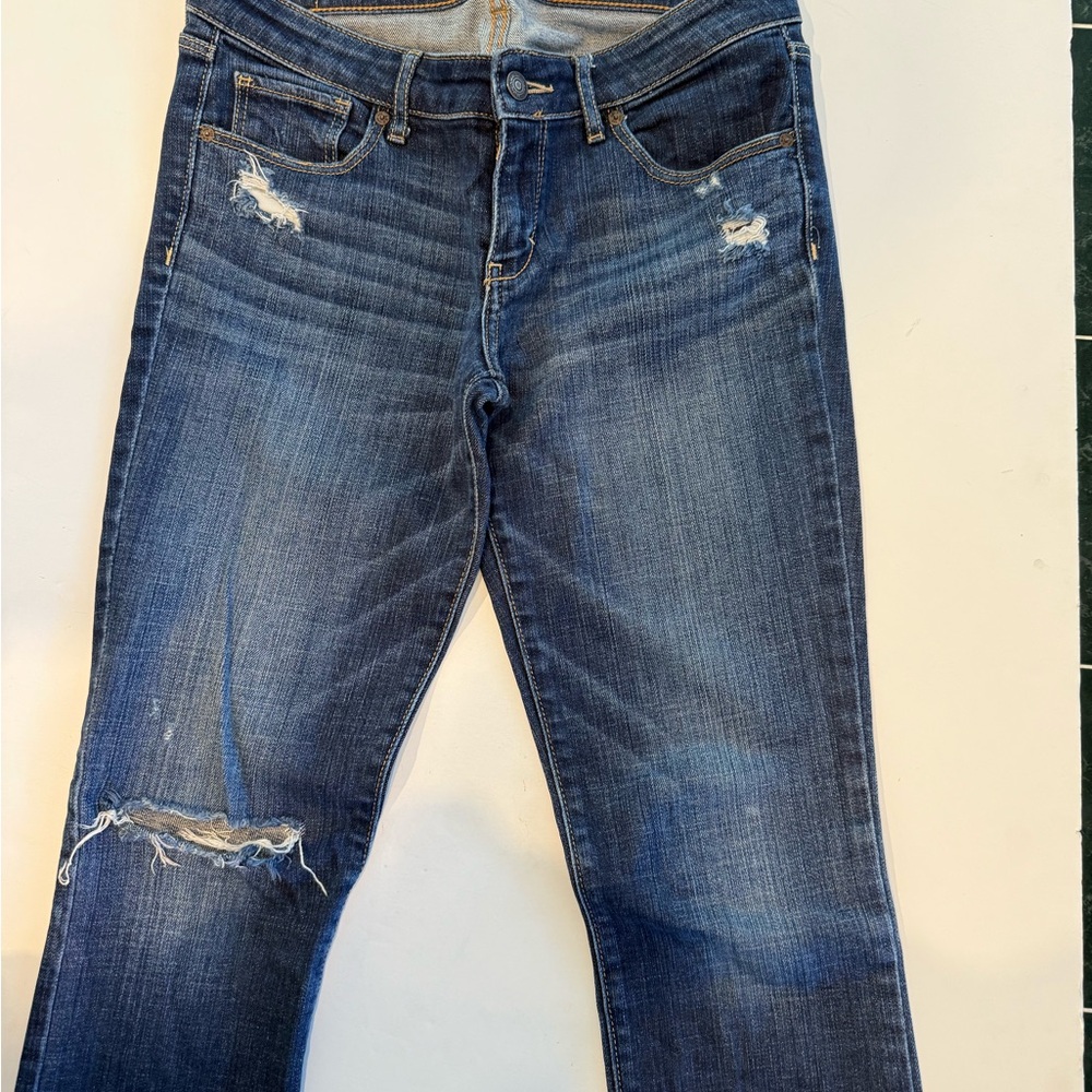 ABERCROMBIE & FITCH CLASSIC VINTAGE DISTRESSED JEANS SIZE 28/6L - Picture 12 of 12